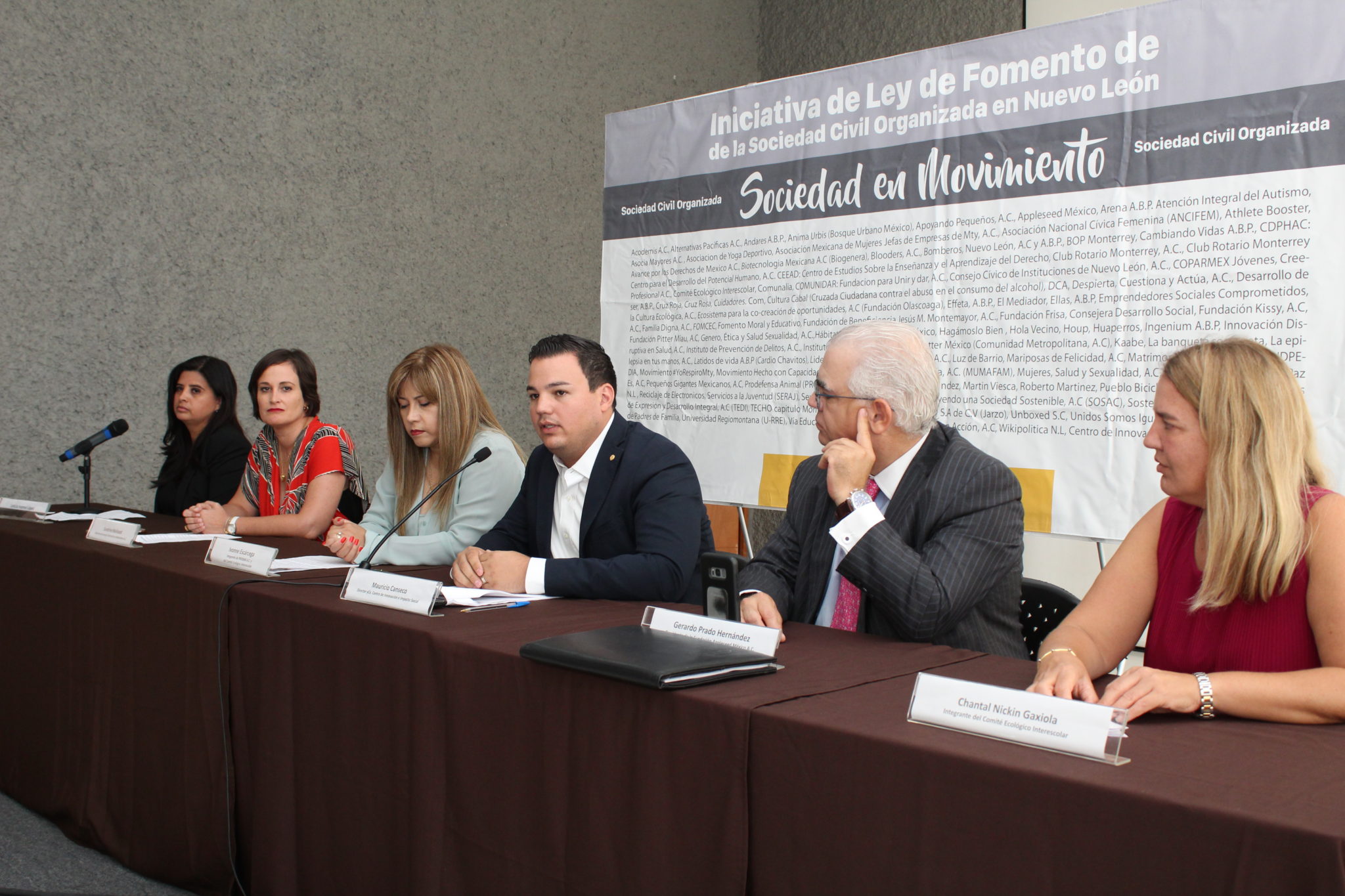 Presentan iniciativa de ley para impulsar a la sociedad civil de Nuevo León